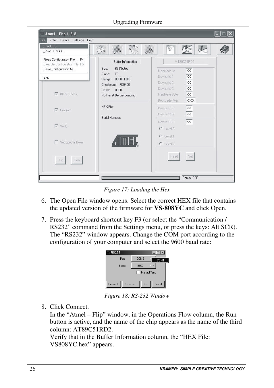 Kramer Electronics VS-808YC User Manual | Page 29 / 38