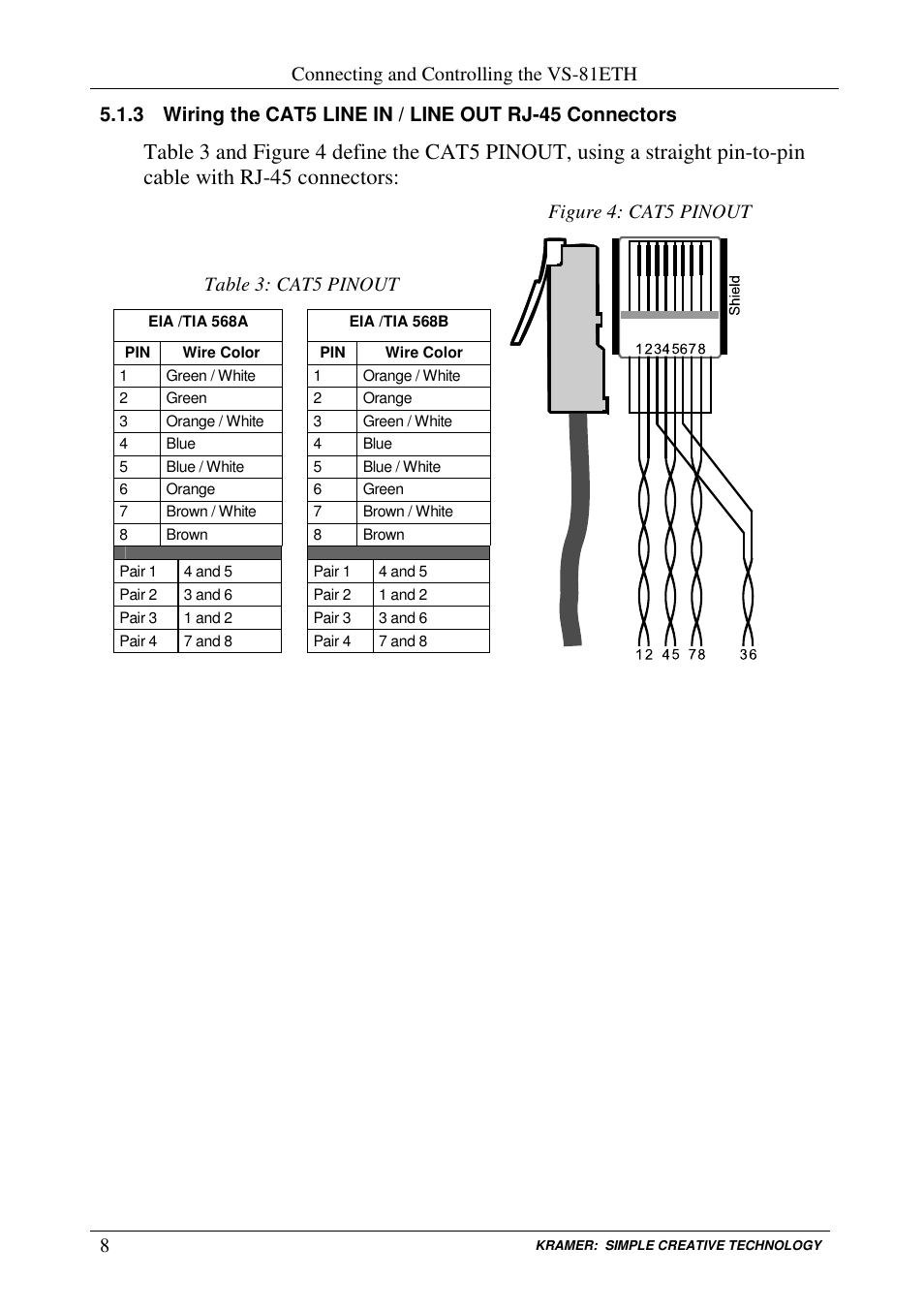 Kramer Electronics VS-81ETH User Manual | Page 11 / 41
