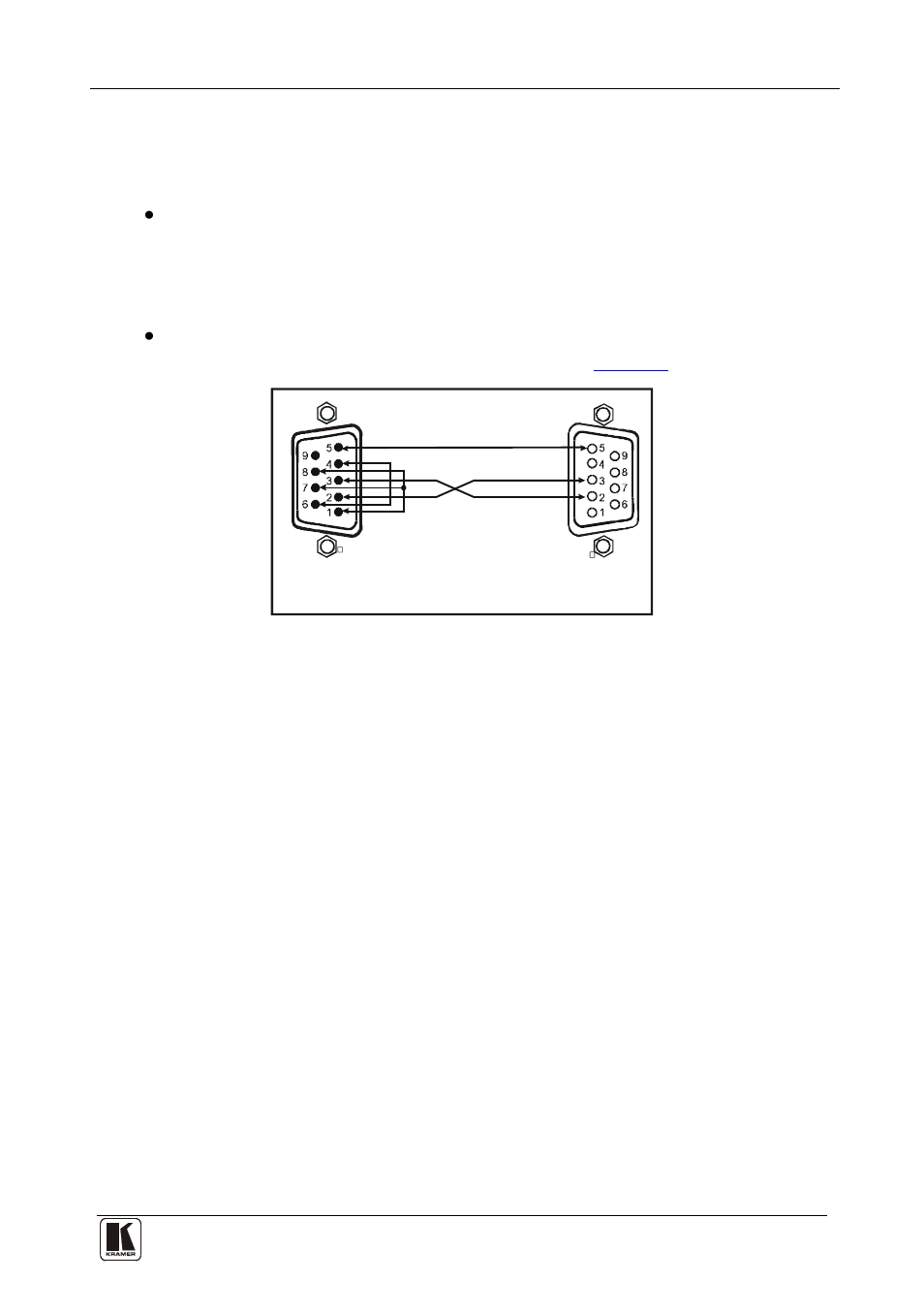 2 controlling via rs232 (for example, using a pc), Controlling via rs-232 (for example, using a pc) | Kramer Electronics VS-81HD User Manual | Page 14 / 25