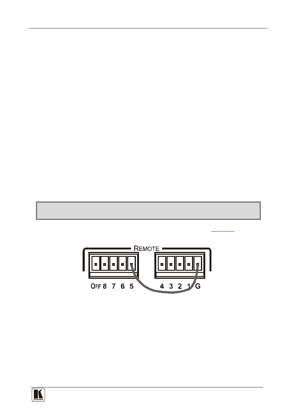 3 configuring the ethernet port, 6 controlling via the remote connector, Configuring the ethernet port | Controlling via the remote connector, Figure 8: using the remote connector | Kramer Electronics VS-81HD User Manual | Page 18 / 25