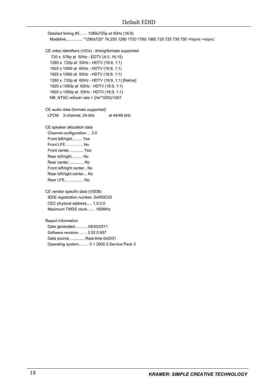 Kramer Electronics VS-84H User Manual | Page 21 / 27