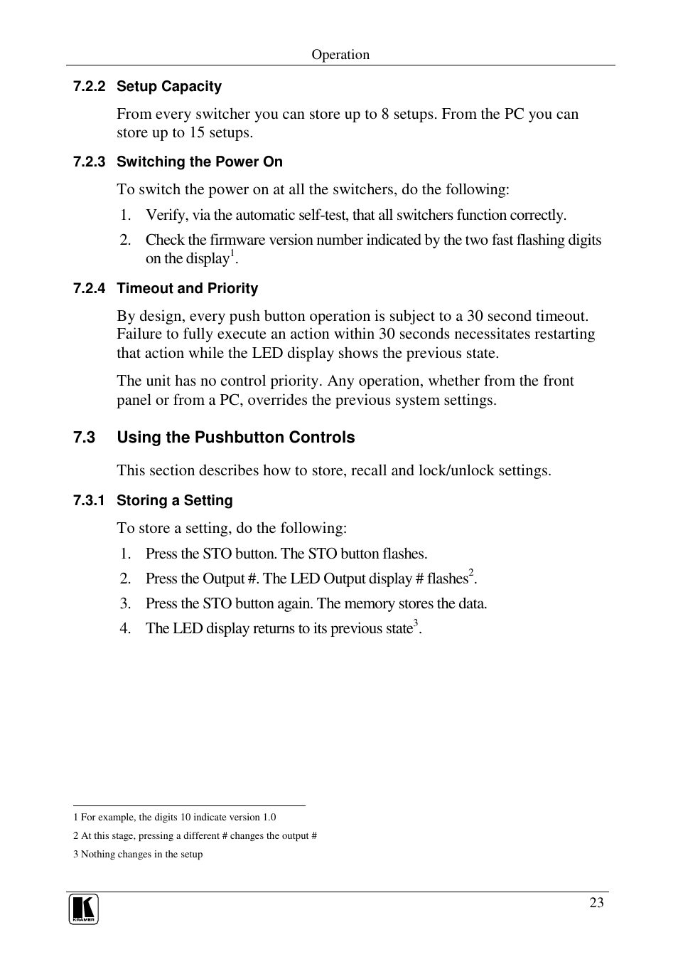 Kramer Electronics VS-88V User Manual | Page 26 / 30