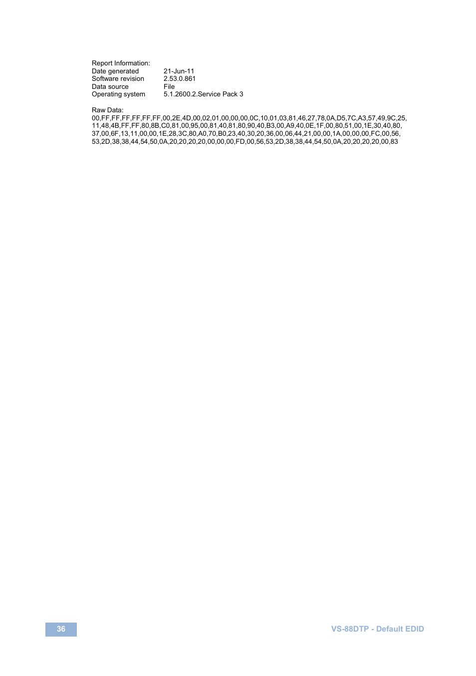 Kramer Electronics VS-88DTP User Manual | Page 40 / 55