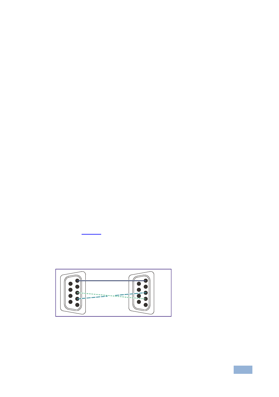 3 acquiring the default edid, 5 connecting the vs-88dvi using rs-232, Connecting the vs-88dvi using rs-232 | Figure 5: crossed cable rs-232 connection, On 6.4.3 | Kramer Electronics VS-88DVI User Manual | Page 18 / 28