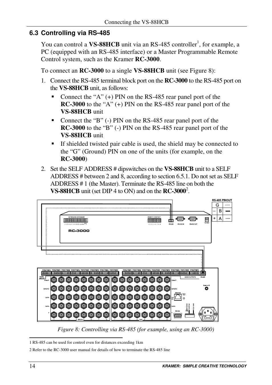 Kramer Electronics VS-88HCB User Manual | Page 17 / 36