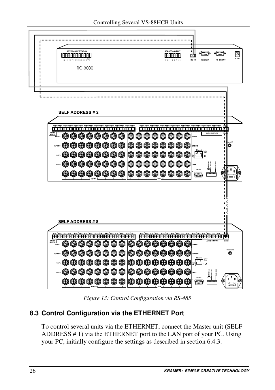 Kramer Electronics VS-88HCB User Manual | Page 29 / 36