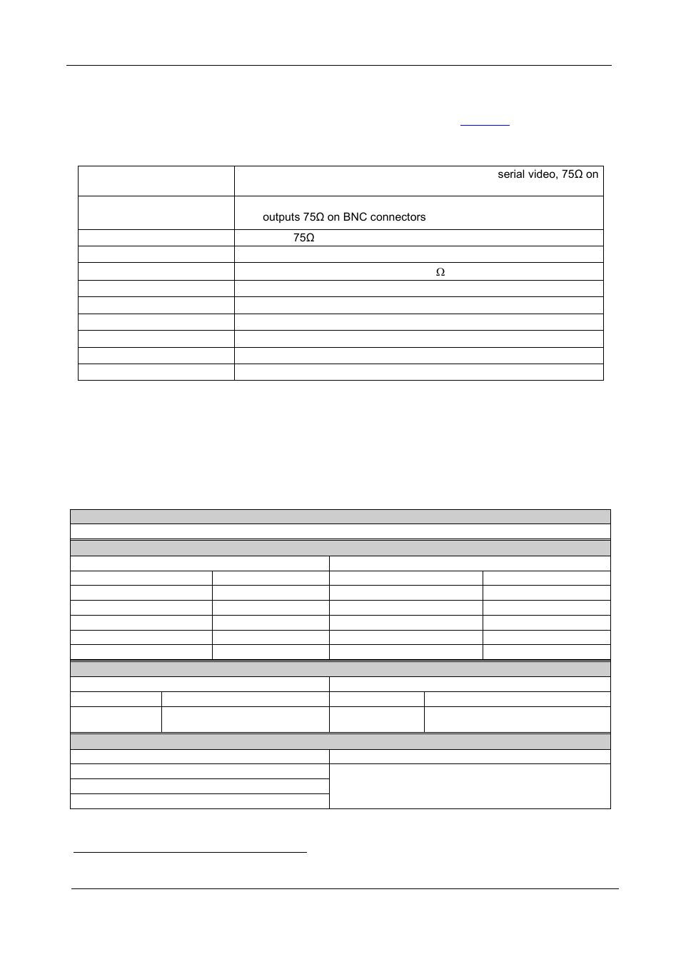 8 technical specifications, 9 communication parameters, Technical specifications | Communication parameters, Table 6: vs-88hd technical specifications, Table 7: communication parameters, 8technical specifications, 9communication parameters | Kramer Electronics VS-88HD User Manual | Page 28 / 44