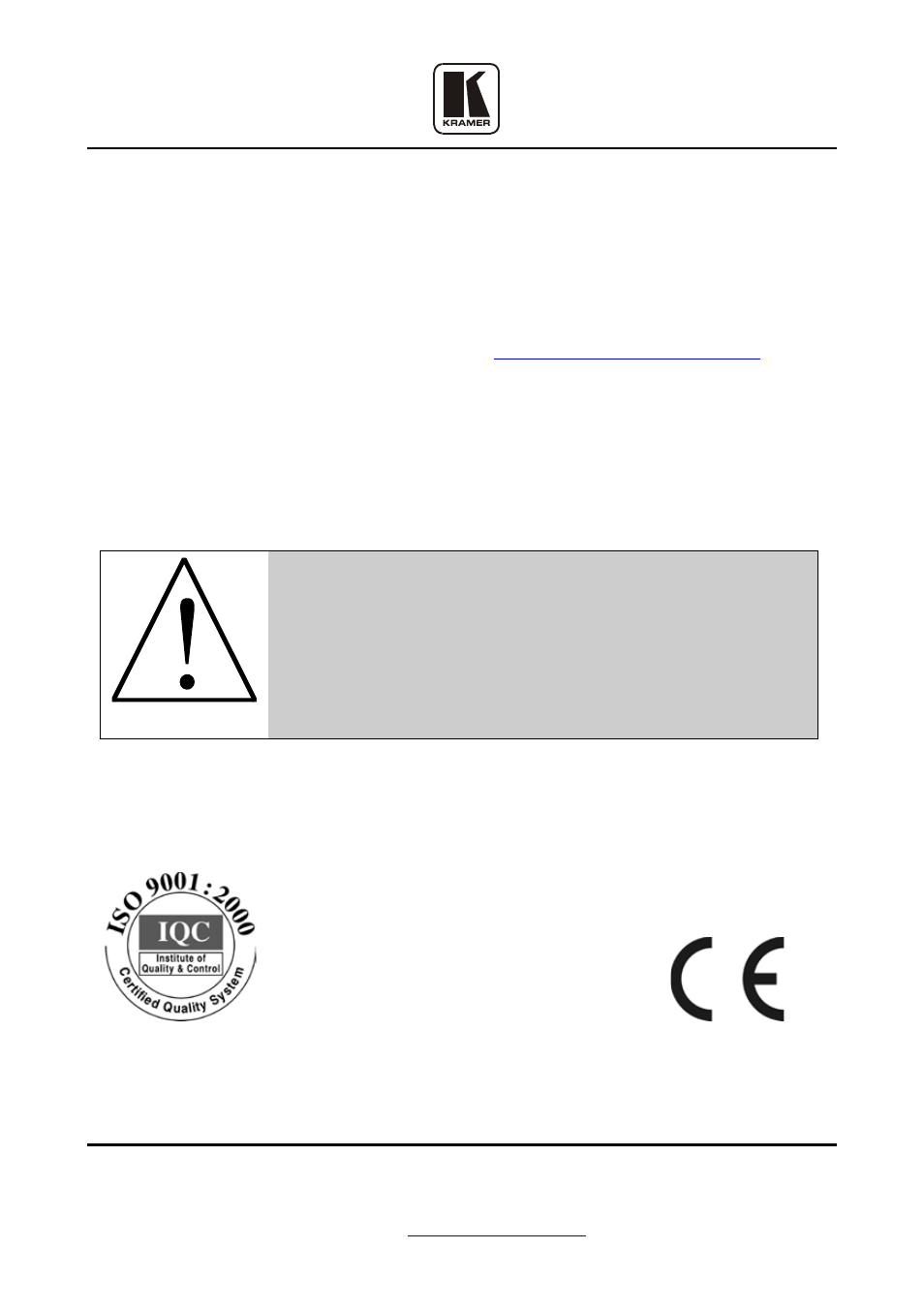 Kramer Electronics VS-88HD User Manual | Page 44 / 44