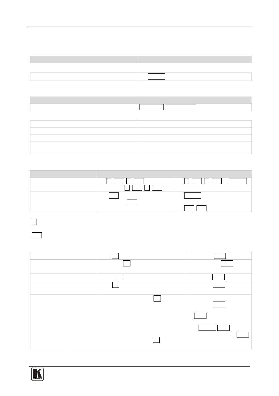 3 kramer protocol 3000 commands, 1 device initiated messages, 2 result and error codes | Kramer protocol 3000 commands, Device initiated messages, Result and error codes, Basic routing commands, Kramer protocol 3000 | Kramer Electronics VS-88HDxl User Manual | Page 35 / 43