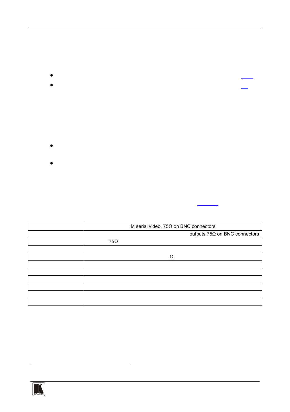 2 using serial commands, 3 using the infrared remote controller, 8 technical specifications | Using serial commands, Using the infrared remote controller, Technical specifications, Table 6: vs-88sdi technical specifications, 8technical specifications | Kramer Electronics VS-88SDI User Manual | Page 25 / 42