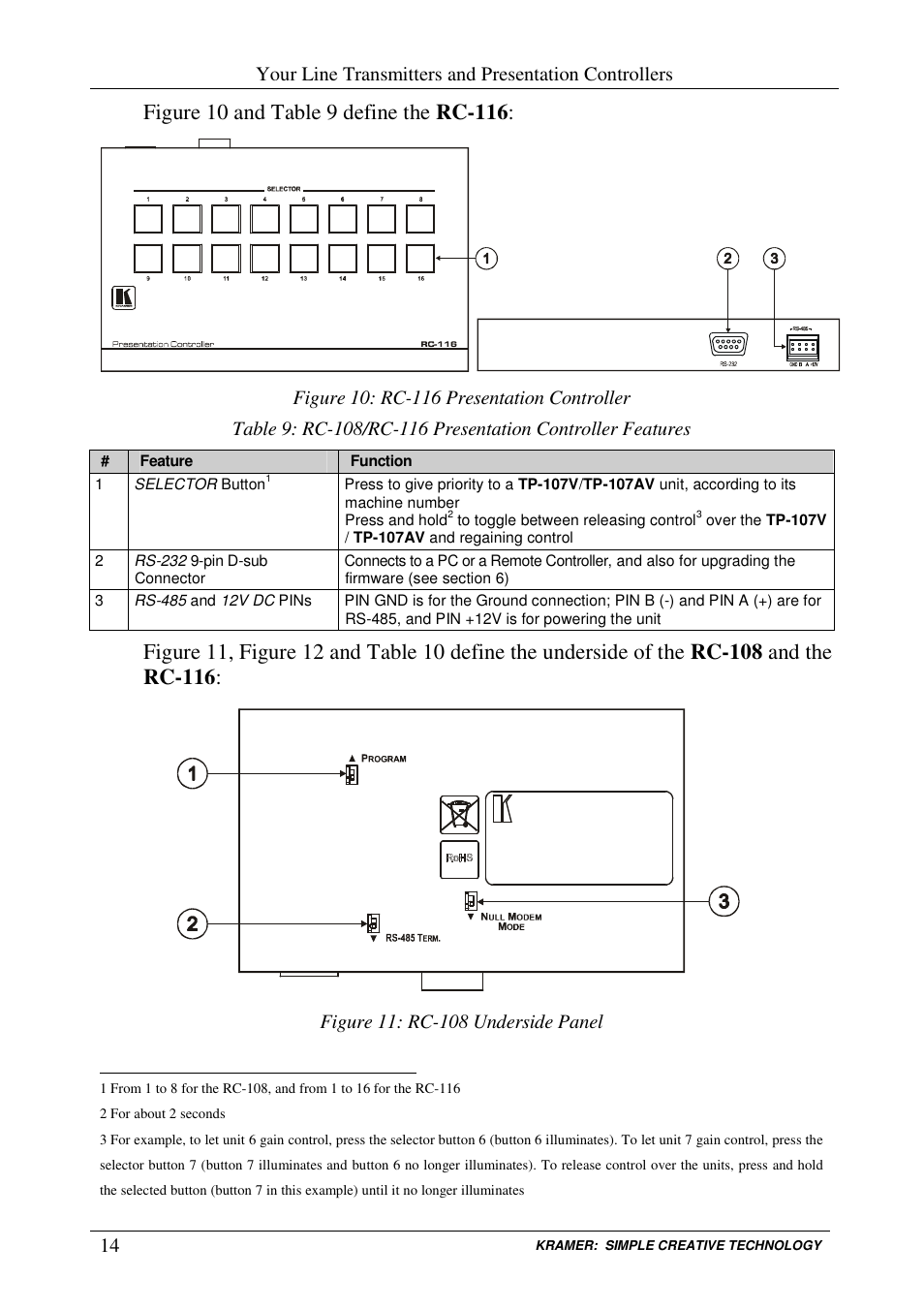 Kramer Electronics TP-107AV User Manual | Page 17 / 32