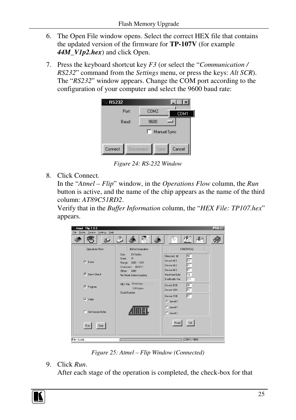Kramer Electronics TP-107AV User Manual | Page 28 / 32