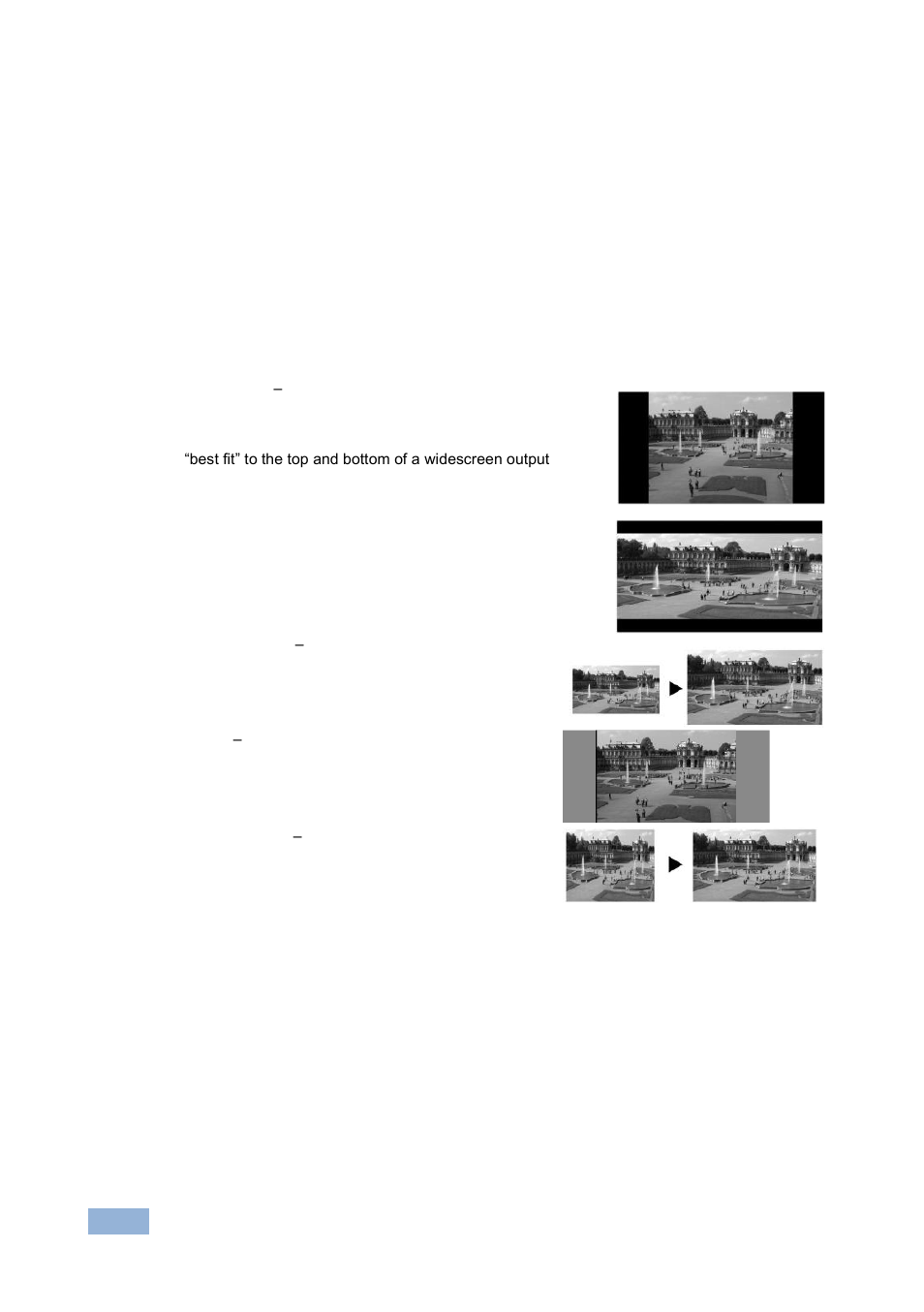 2 selecting the correct aspect ratio | Kramer Electronics VP-790 User Manual | Page 23 / 47