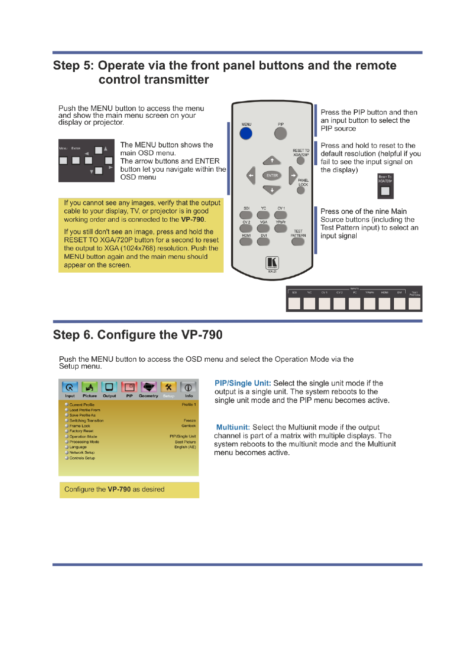 Kramer Electronics VP-790 User Manual | Page 3 / 47