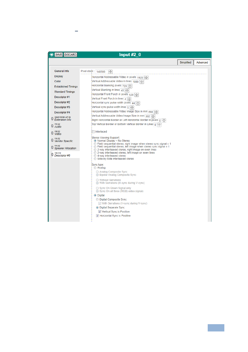 6 extension – additional descriptors | Kramer Electronics EDID Designer User Manual | Page 33 / 33
