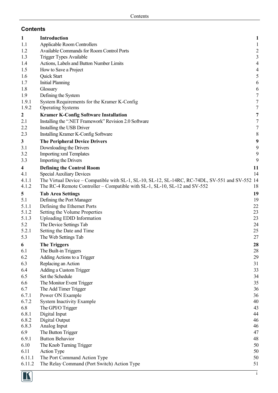 Kramer Electronics WP-501 User Manual | Page 2 / 94