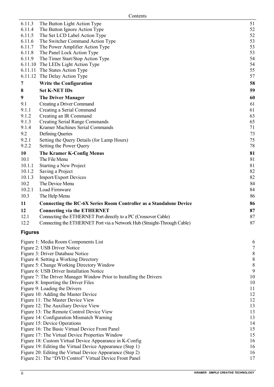 Kramer Electronics WP-501 User Manual | Page 3 / 94