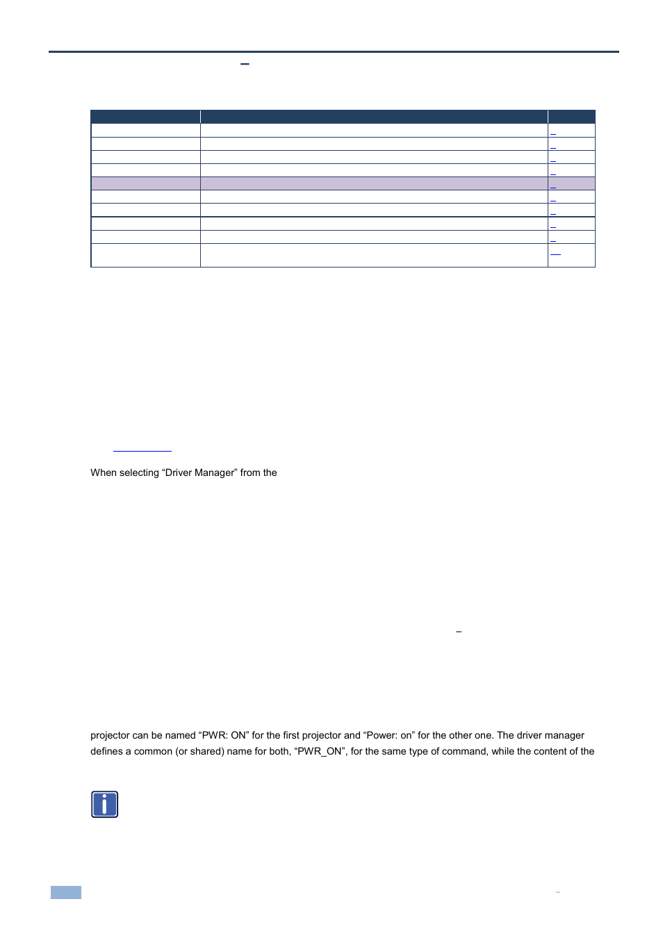 5 the driver manager – getting started, 1 getting to know the driver manager, The driver manager | Getting started, Getting to know the driver manager, 5the driver manager – getting started | Kramer Electronics WP-501 User Manual | Page 29 / 137