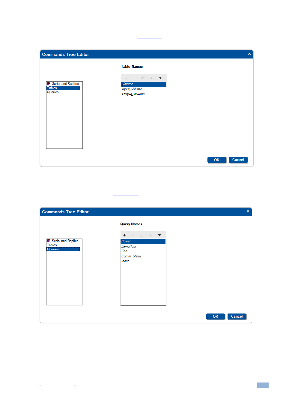 2 tables, 3 queries | Kramer Electronics WP-501 User Manual | Page 36 / 137