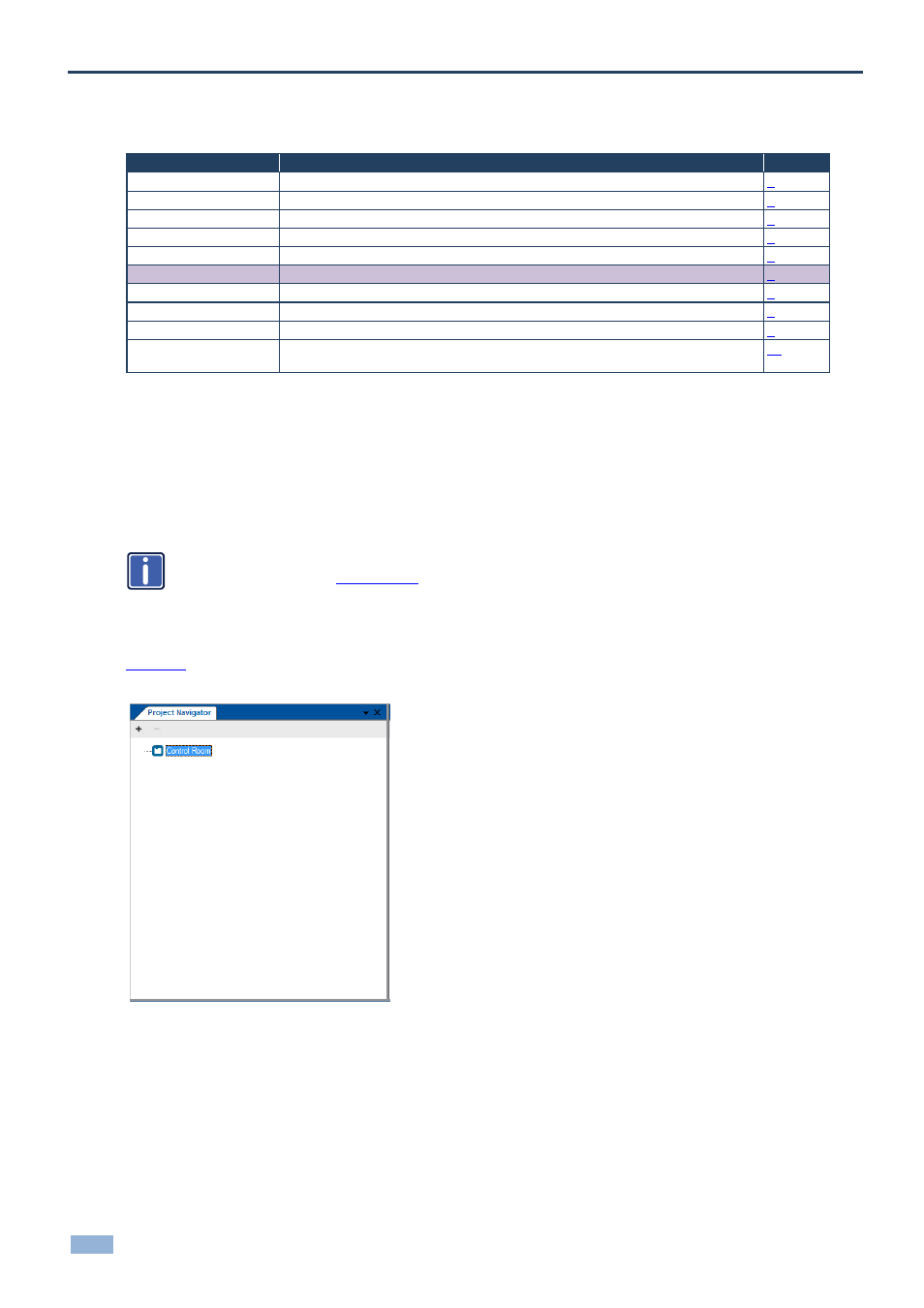 Figure 86: the project navigator window | Kramer Electronics WP-501 User Manual | Page 57 / 137