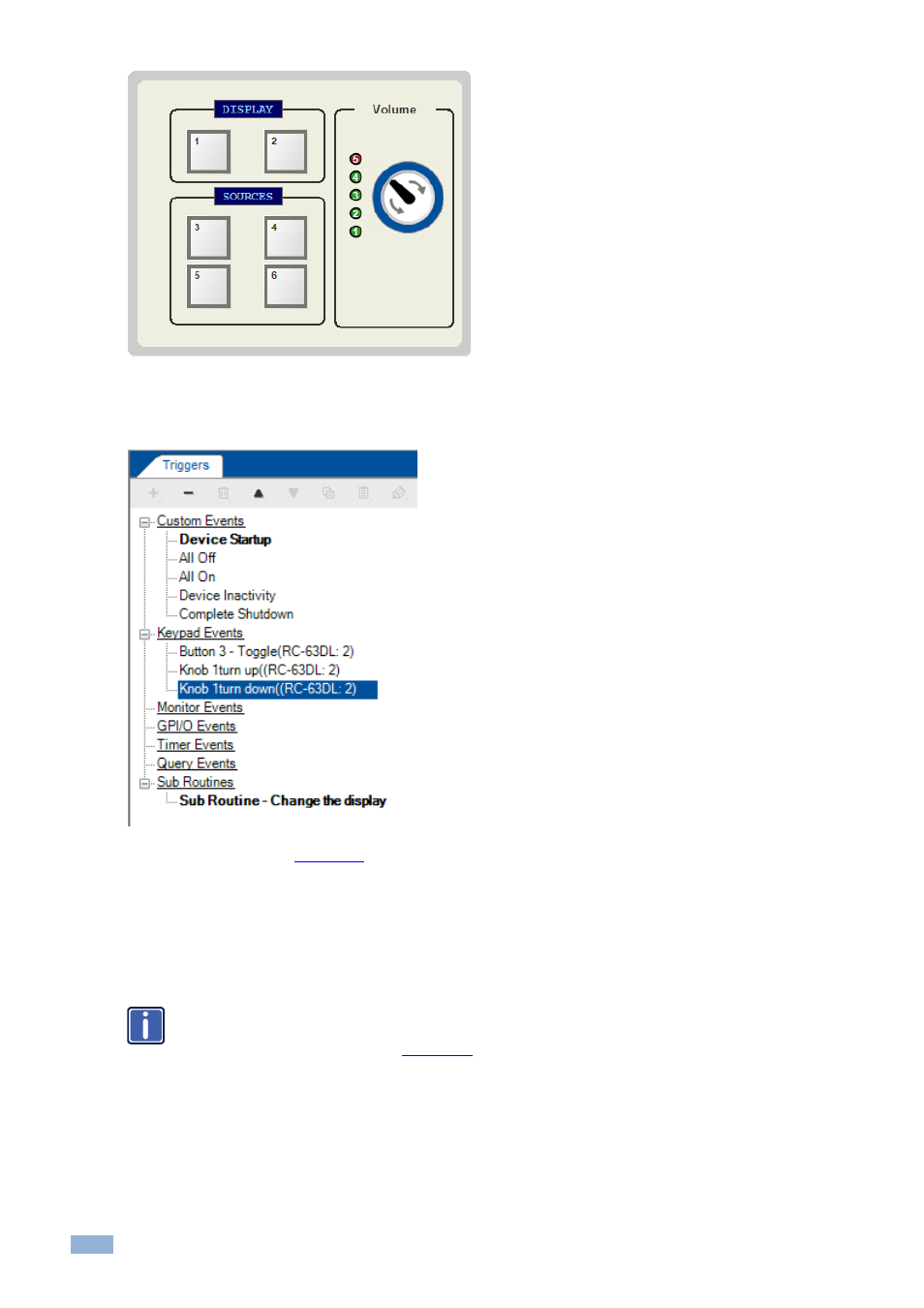 3 monitor events, Monitor events | Kramer Electronics WP-501 User Manual | Page 85 / 137