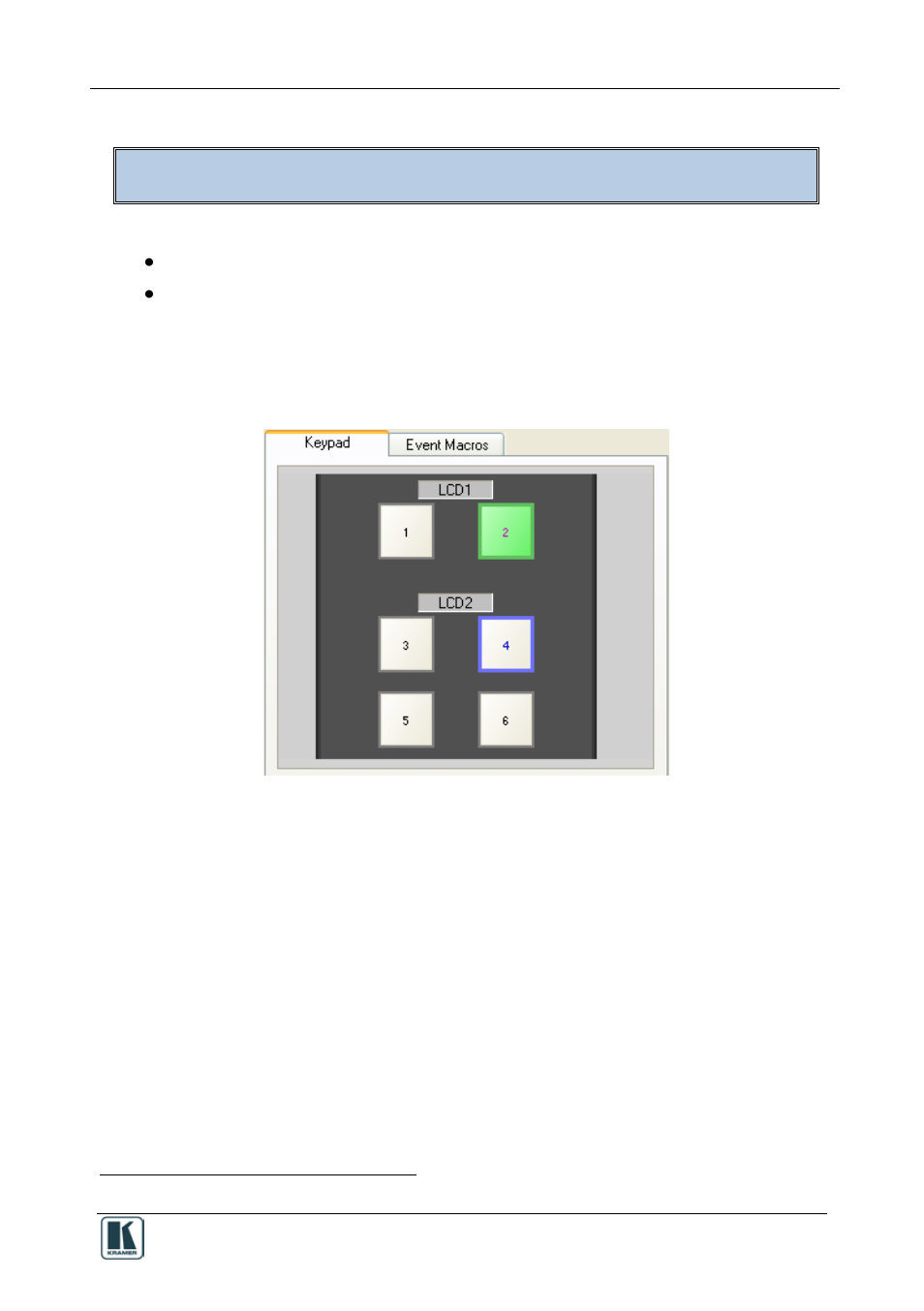 5 creating a macro, Creating a macro, Figure 29: selecting a button to write a macro | Kramer Electronics SV-551 User Manual | Page 31 / 51