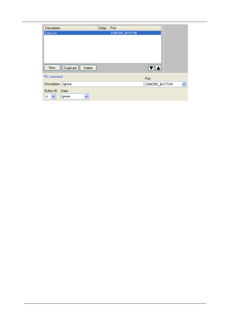 Figure 42: ignore rc command, Figure 42 | Kramer Electronics SV-551 User Manual | Page 40 / 51