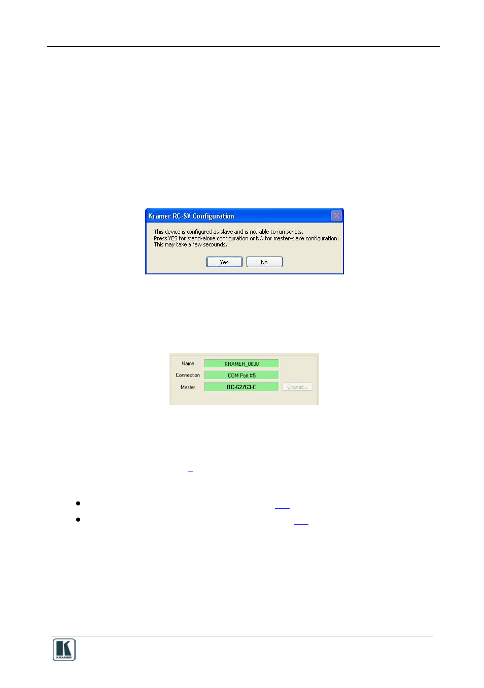 Figure 55: standalone device description | Kramer Electronics SV-551 User Manual | Page 47 / 51