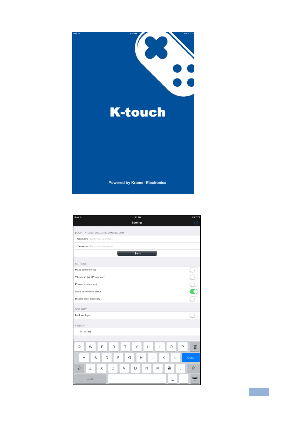 Kramer Electronics K-Touch User Manual | Page 5 / 9
