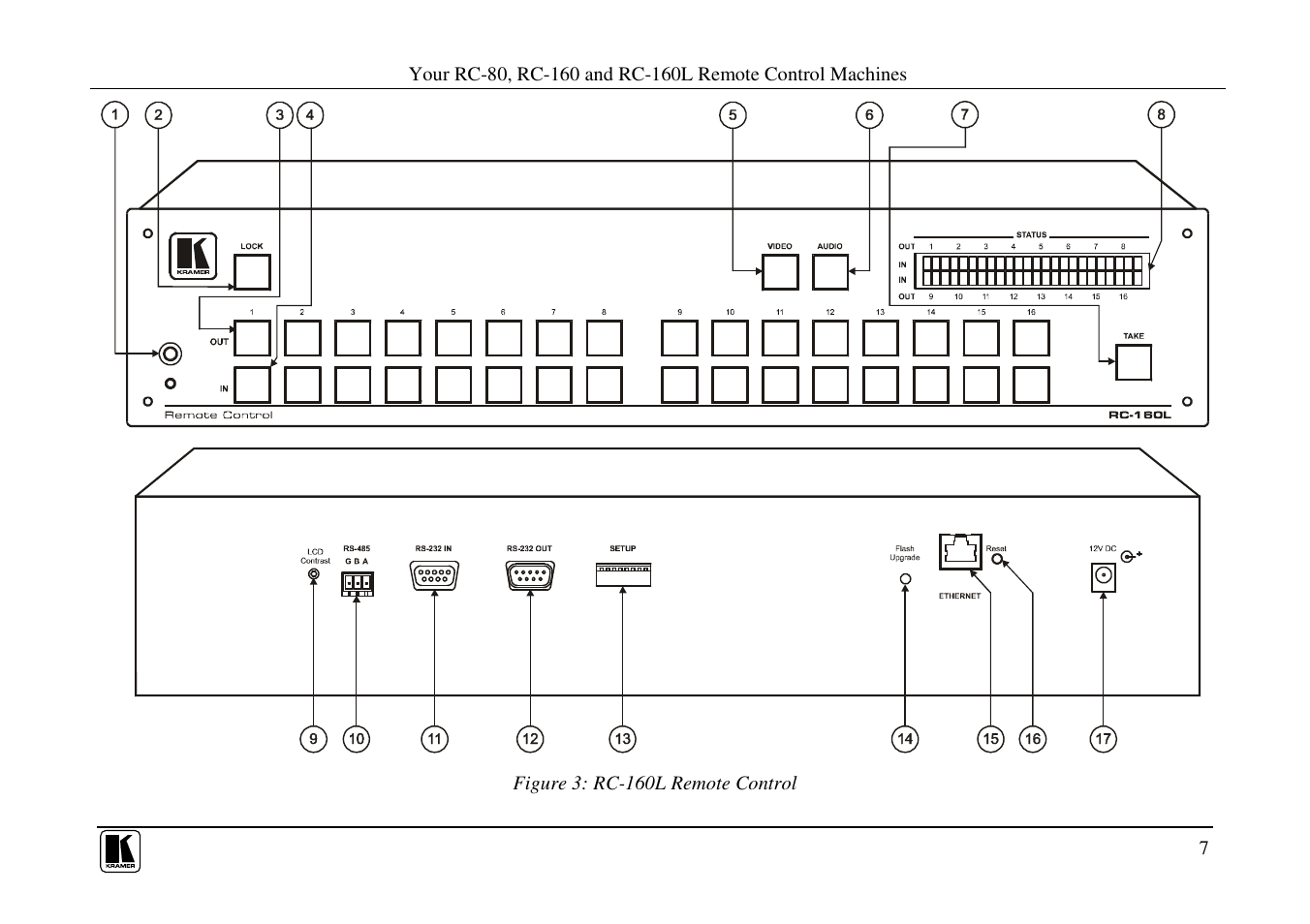 Kramer Electronics RC-80 User Manual | Page 10 / 35