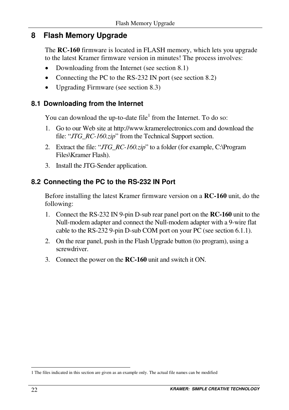 Kramer Electronics RC-80 User Manual | Page 25 / 35