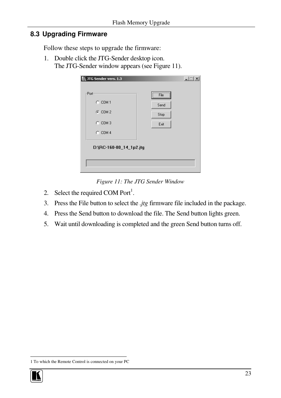 Kramer Electronics RC-80 User Manual | Page 26 / 35
