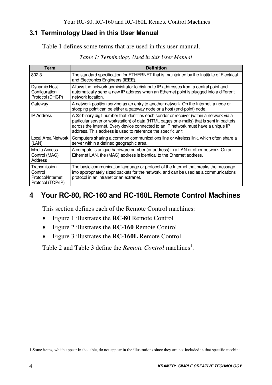 Kramer Electronics RC-80 User Manual | Page 7 / 35