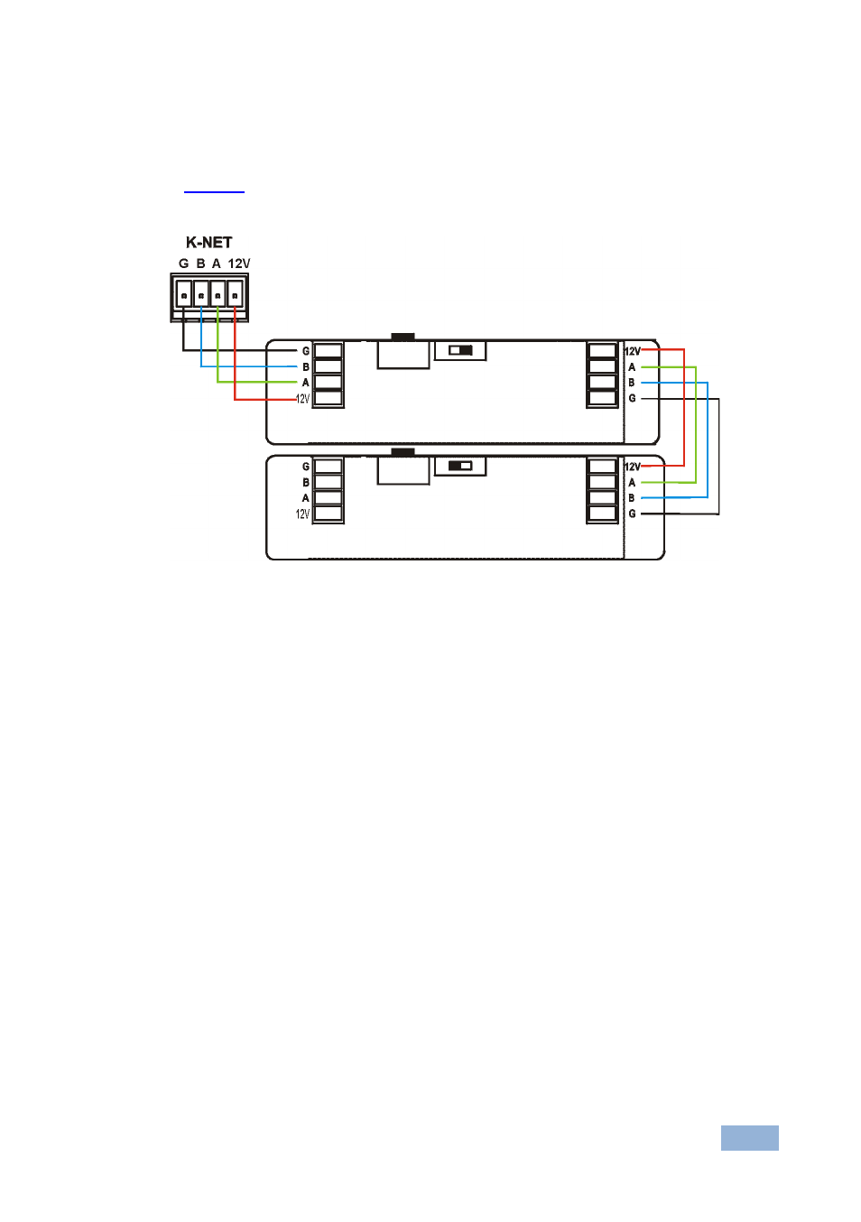 Figure 8: daisy-chaining multiple rc-3tb/u panels, On 7.3.2 | Kramer Electronics RC-3TBU User Manual | Page 18 / 27