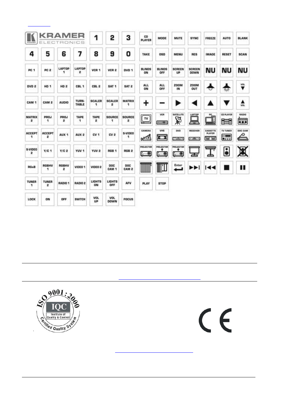 Kramer Electronics RC-3TB User Manual | Page 2 / 2
