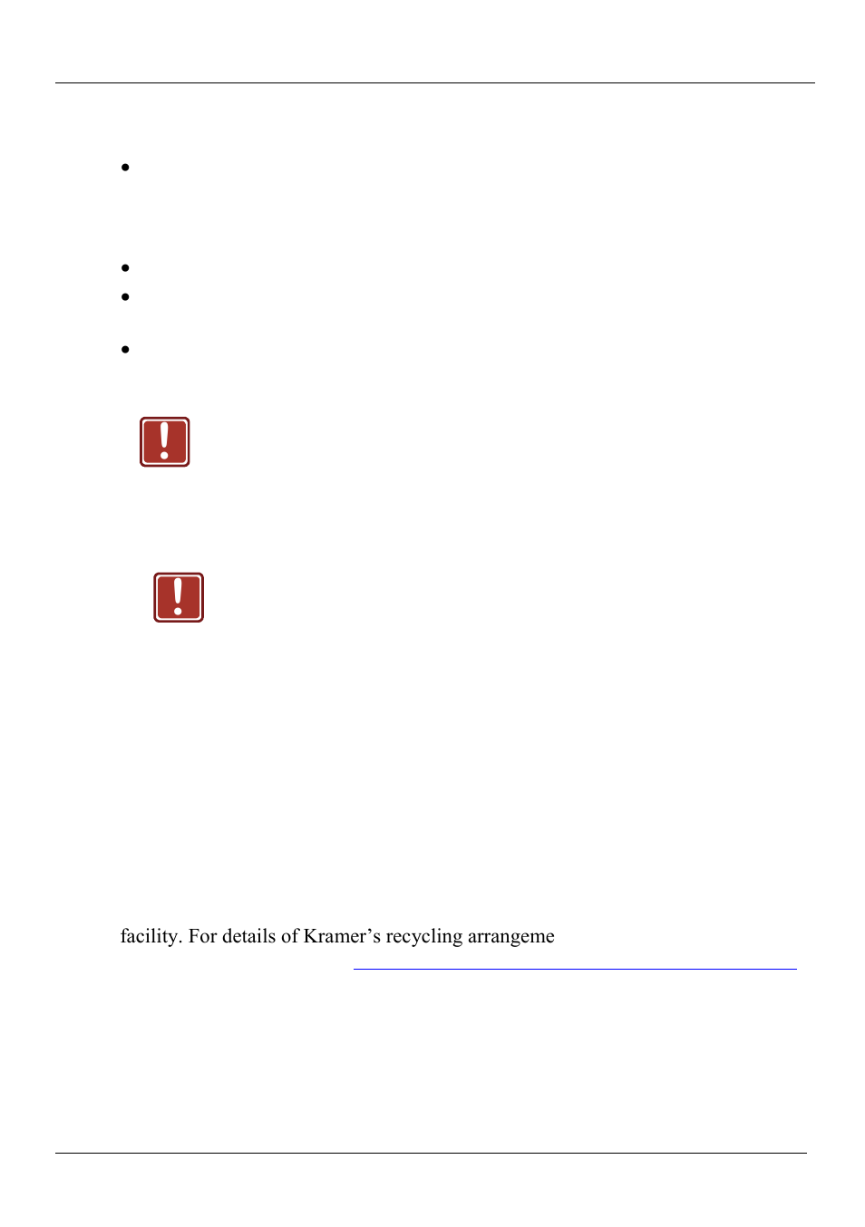 1 achieving the best performance, 2 safety instructions, 3 recycling kramer products | Achieving the best performance, Safety instructions, Recycling kramer products | Kramer Electronics RC-53DLC User Manual | Page 5 / 18