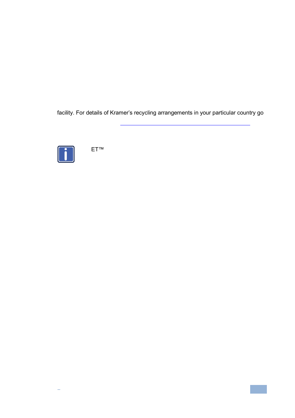 3 recycling kramer products, Recycling kramer products | Kramer Electronics RC-63DLN User Manual | Page 6 / 24