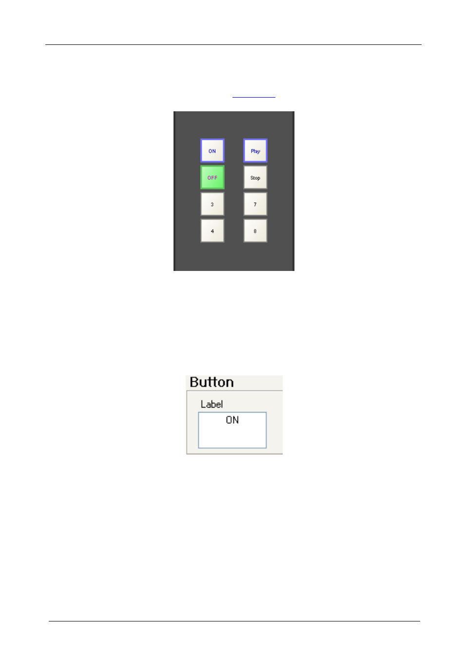 1 labeling the buttons, Labeling the buttons, Figure 30: labeling the rc buttons | Figure 31: typing the label | Kramer Electronics RC-8iR User Manual | Page 34 / 54