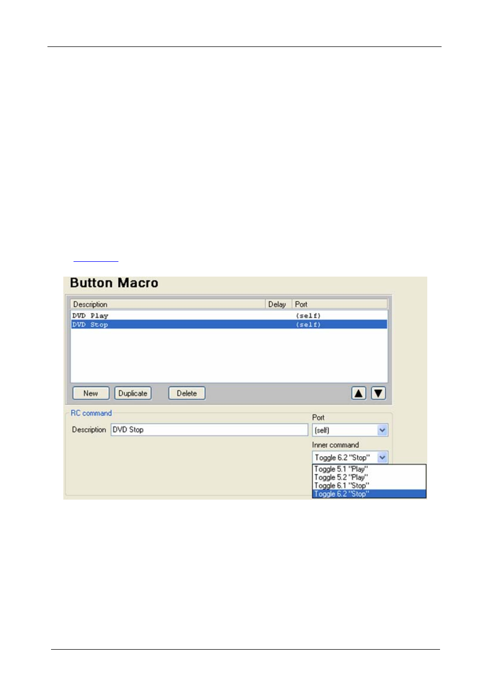 Figure 36: self command setting | Kramer Electronics RC-8iR User Manual | Page 40 / 54