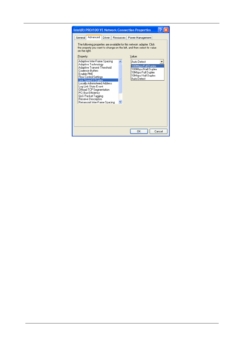 Figure 41: selecting manual link speed, Figure 41 | Kramer Electronics RC-8iR User Manual | Page 44 / 54