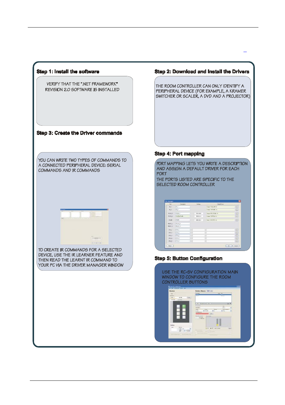 1 quick start, Quick start | Kramer Electronics RC-8iR User Manual | Page 6 / 54