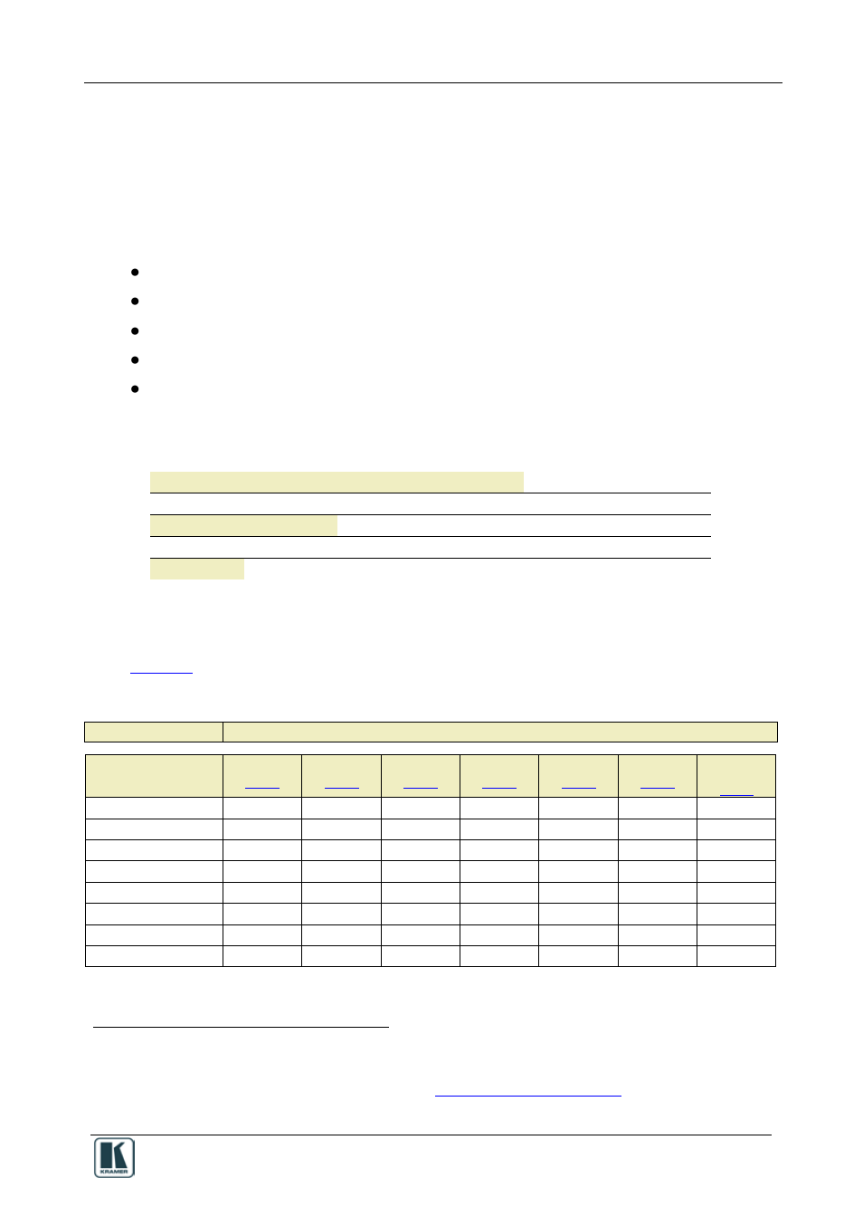 2 overview, Overview, Table 1: room controller commands available | Kramer Electronics RC-8iR User Manual | Page 7 / 54