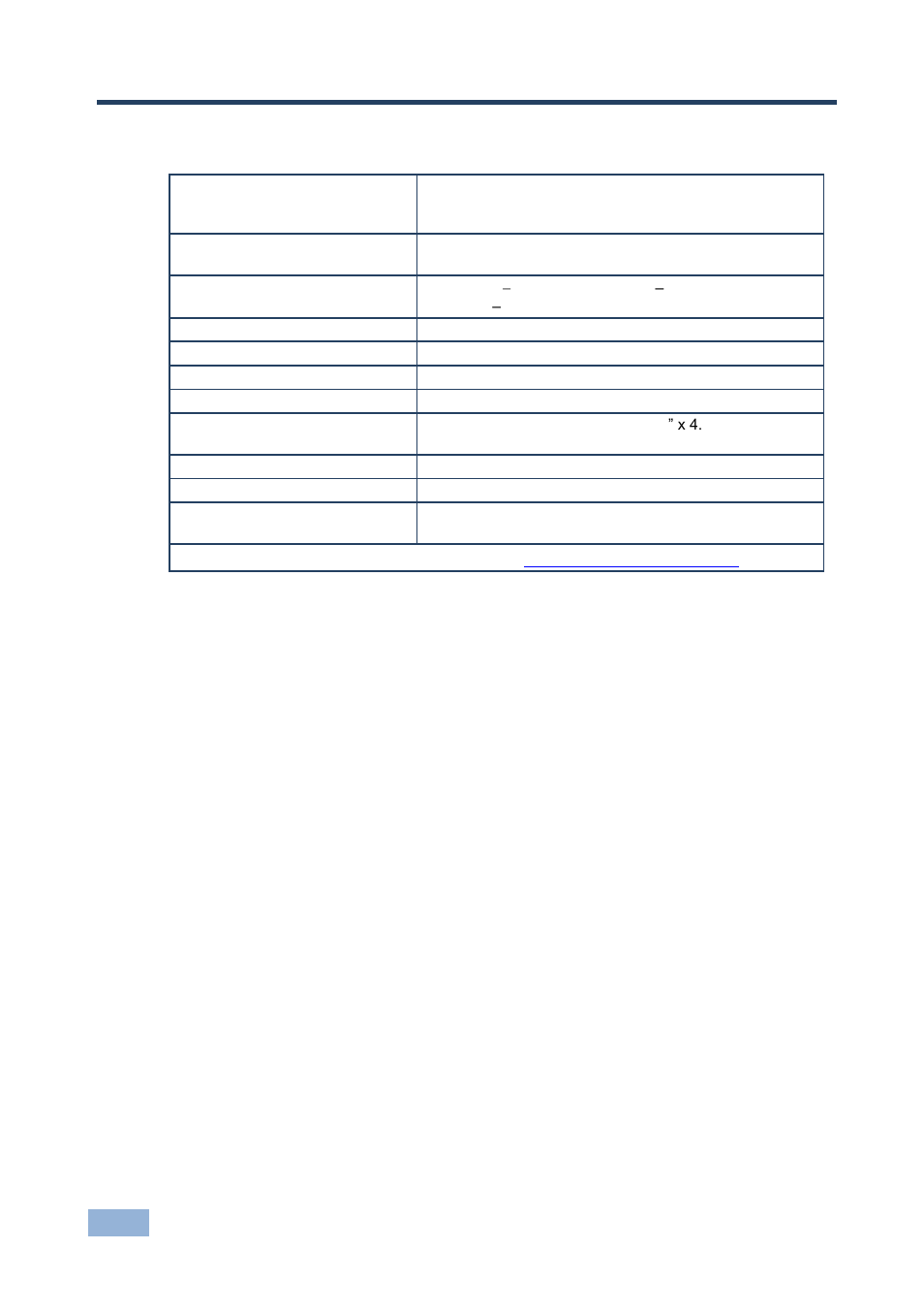 7 technical specifications, Technical specifications, 7technical specifications | Kramer Electronics RC-76M User Manual | Page 23 / 25