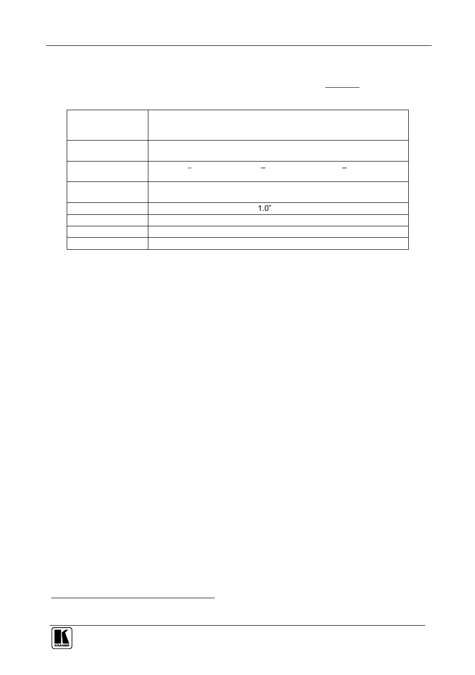 9 technical specifications, Technical specifications, 9technical specifications | The rc-74dl technical specifications, Are shown in table 4 | Kramer Electronics RC-74DL User Manual | Page 17 / 19