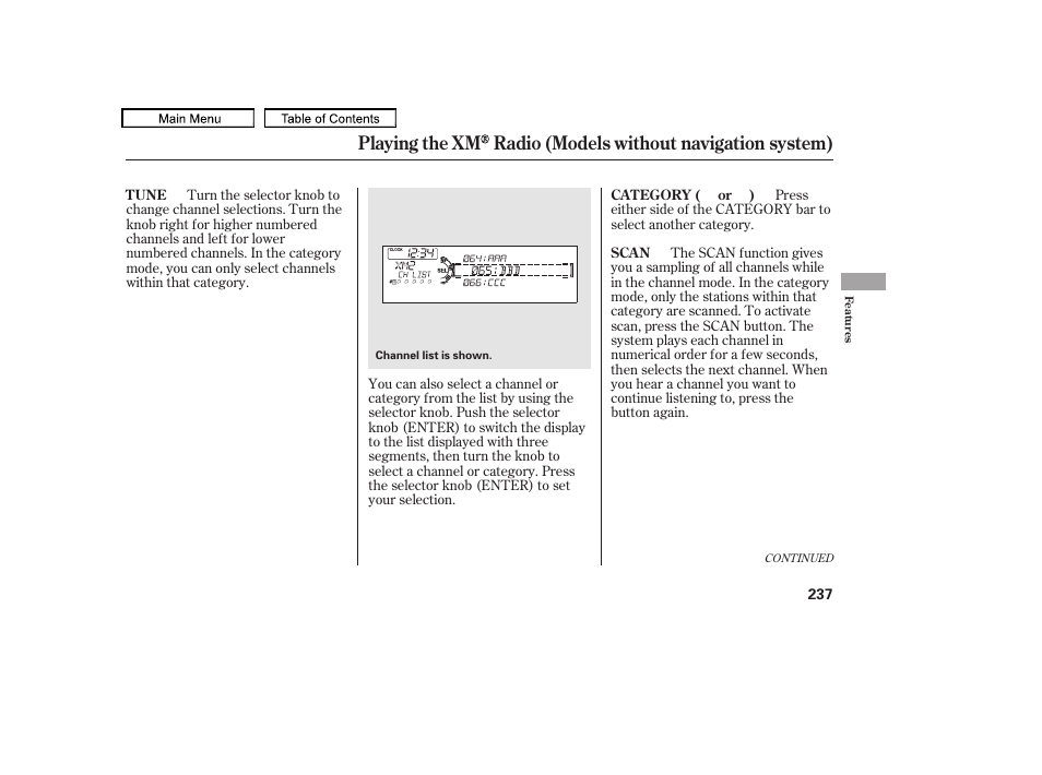 Acura 2011 TL User Manual | Page 240 / 614