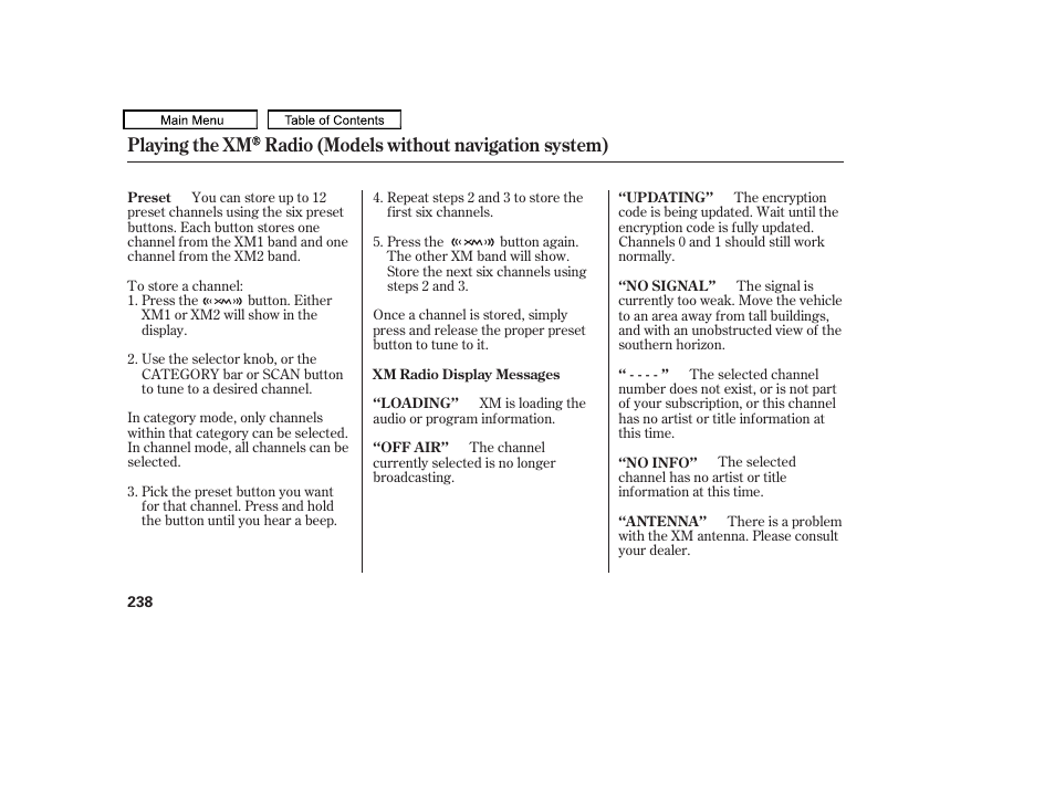 Acura 2011 TL User Manual | Page 241 / 614