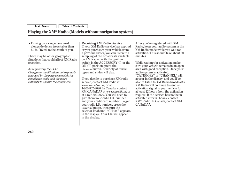 Acura 2011 TL User Manual | Page 243 / 614