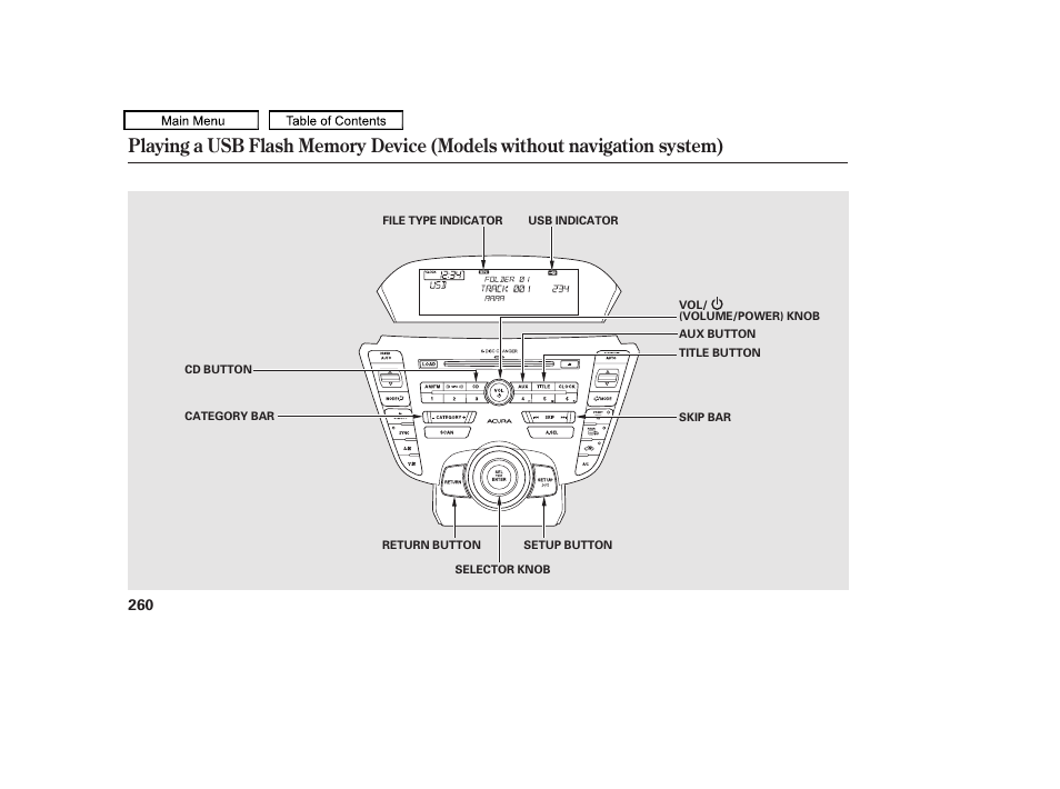 2011 tl | Acura 2011 TL User Manual | Page 263 / 614