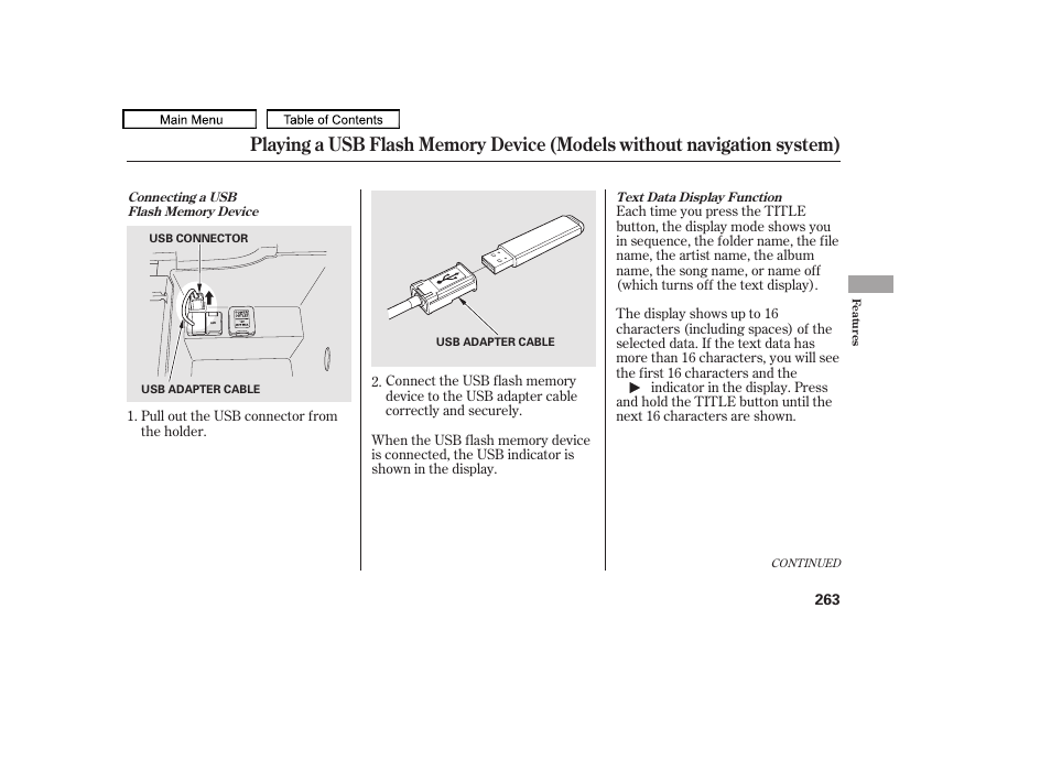 2011 tl | Acura 2011 TL User Manual | Page 266 / 614