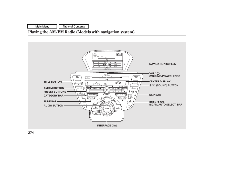 2011 tl | Acura 2011 TL User Manual | Page 277 / 614